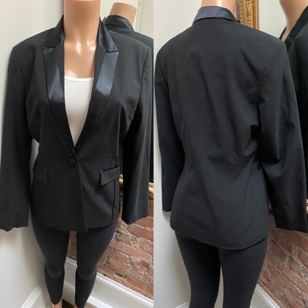 THE LIMITED| sport coat w/ shiny lapels| M